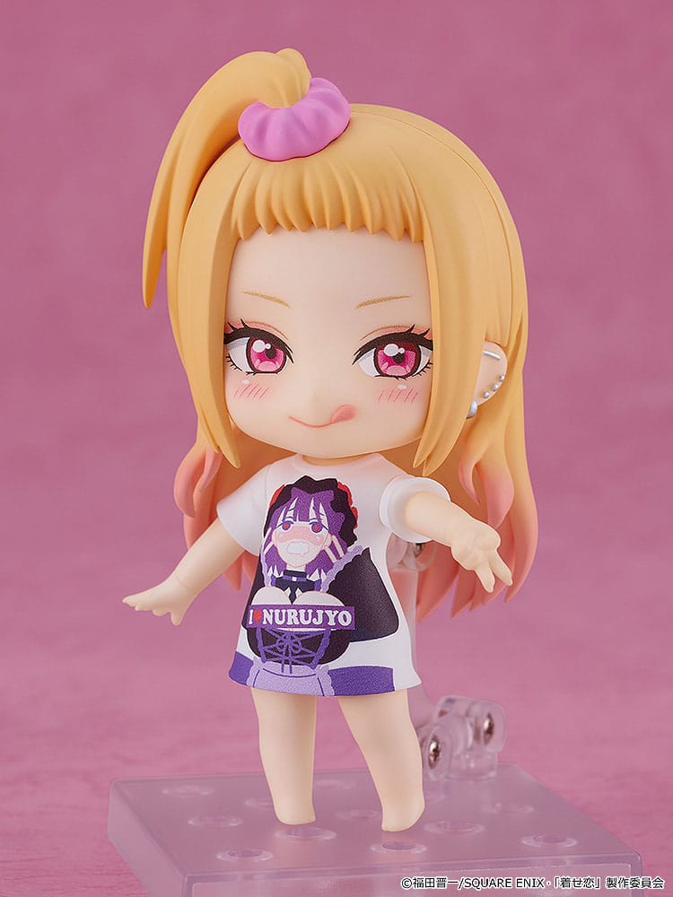 My Dress-Up Darling Nendoroid Action Figure Marin Kitagawa: Slippery Girls Full Graphic T-Shirt Ver. 10cm - Action Figures - Good Smile Company - Hobby Figures UK