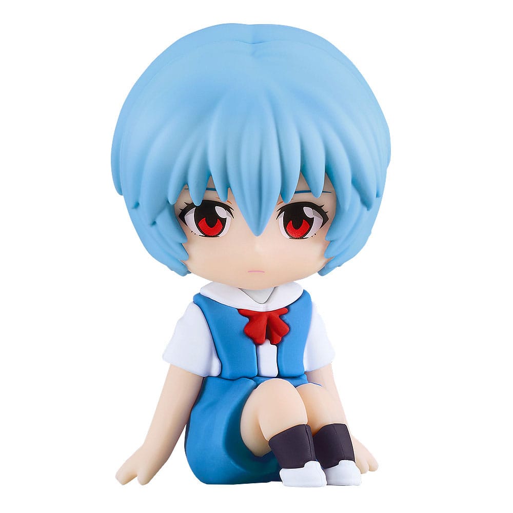 Rebuild of Evangelion Rubber Mascot Nendroid Plus Mini Figure Rei Ayanami 8cm - Mini Figures - Good Smile Company - Hobby Figures UK