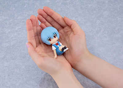 Rebuild of Evangelion Rubber Mascot Nendroid Plus Mini Figure Rei Ayanami 8cm - Mini Figures - Good Smile Company - Hobby Figures UK