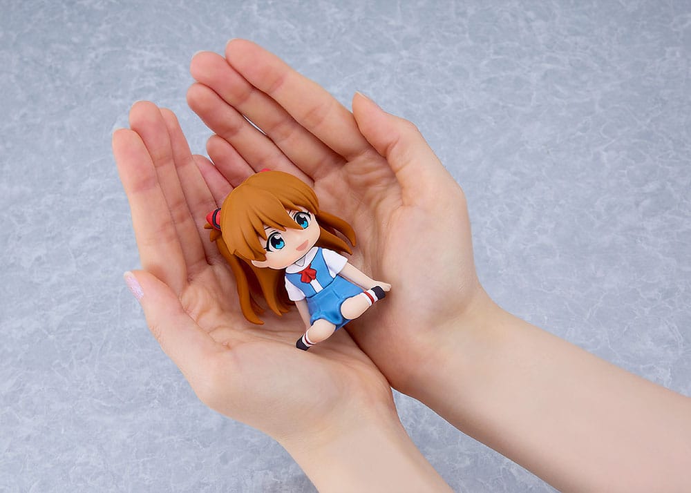 Rebuild of Evangelion Rubber Mascot Nendroid Plus Mini Figure Asuka Shikinami Langley 8cm - Mini Figures - Good Smile Company - Hobby Figures UK