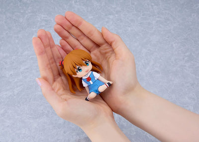 Rebuild of Evangelion Rubber Mascot Nendroid Plus Mini Figure Asuka Shikinami Langley 8cm - Mini Figures - Good Smile Company - Hobby Figures UK