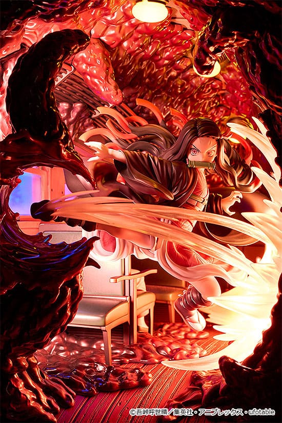Demon Slayer: Kimetsu no Yaiba PVC Statue Nezuko Kamado: Mugen Train 36cm - Scale Statue - Good Smile Company - Hobby Figures UK