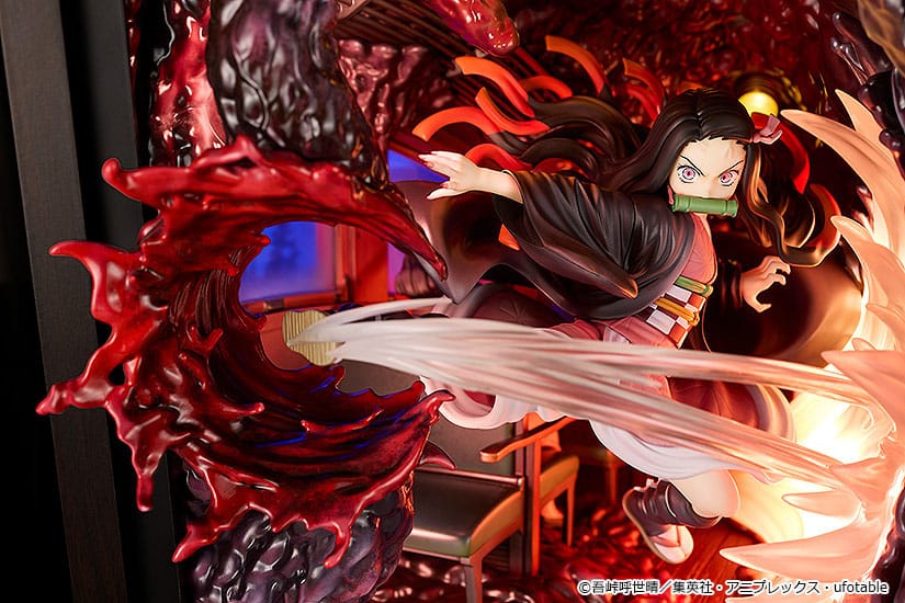 Demon Slayer: Kimetsu no Yaiba PVC Statue Nezuko Kamado: Mugen Train 36cm - Scale Statue - Good Smile Company - Hobby Figures UK