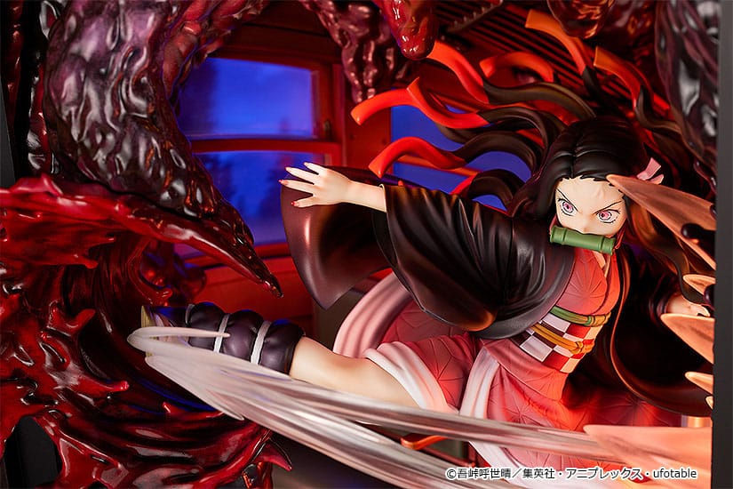 Demon Slayer: Kimetsu no Yaiba PVC Statue Nezuko Kamado: Mugen Train 36cm - Scale Statue - Good Smile Company - Hobby Figures UK