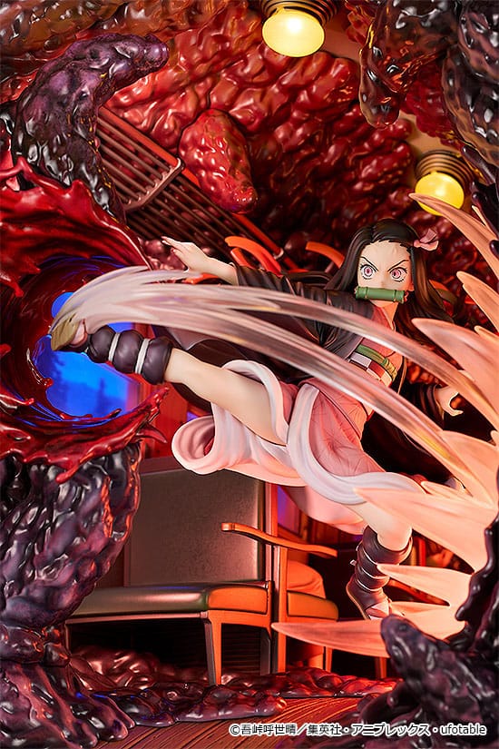 Demon Slayer: Kimetsu no Yaiba PVC Statue Nezuko Kamado: Mugen Train 36cm - Scale Statue - Good Smile Company - Hobby Figures UK
