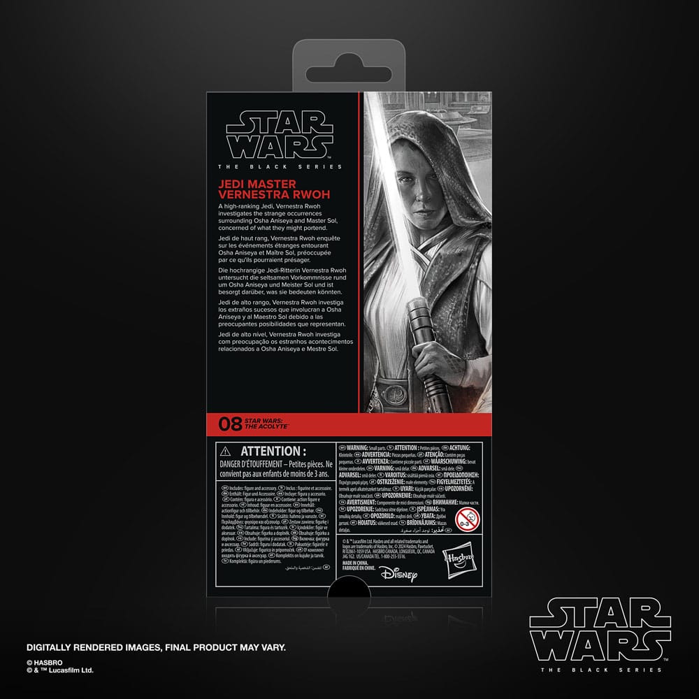 Star Wars Hasbro The Black Series, Mae (assassina), action figure collezionabile per adulti ispirata alla serie The Acolyte, da 15 cm