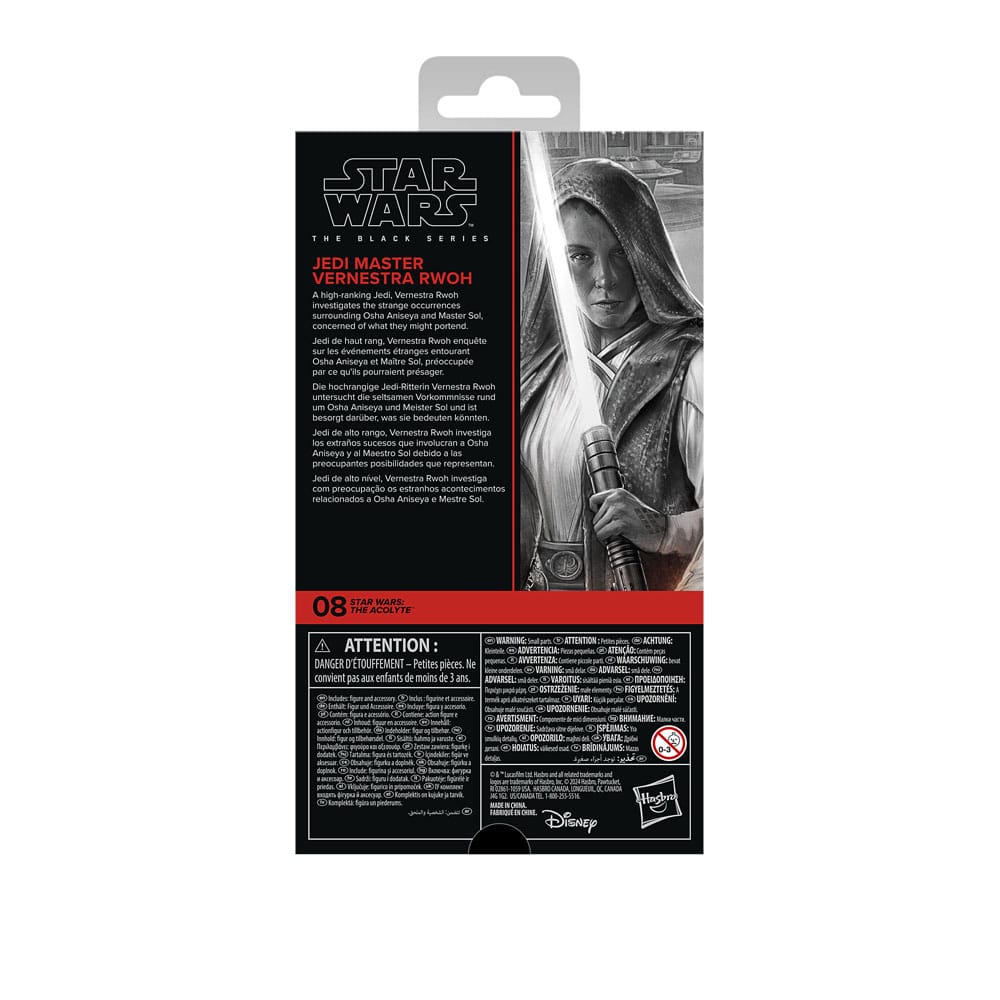 Star Wars: The Acolyte Black Series Action Figure Jedi Master Vernestra Rwoh 15cm - Action Figures - Hasbro - Hobby Figures UK