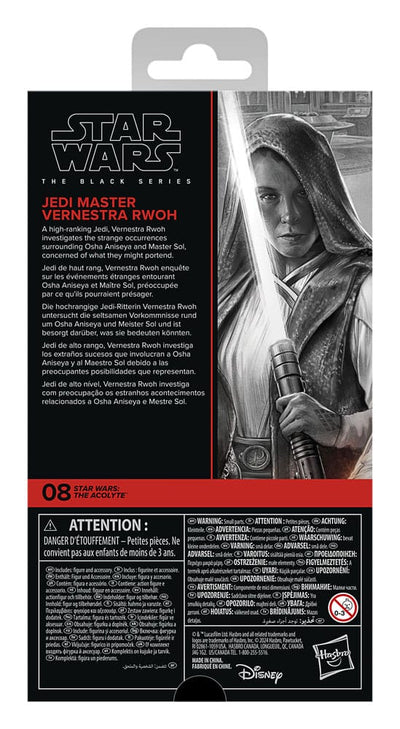 Star Wars: The Acolyte Black Series Action Figure Jedi Master Vernestra Rwoh 15cm - Action Figures - Hasbro - Hobby Figures UK