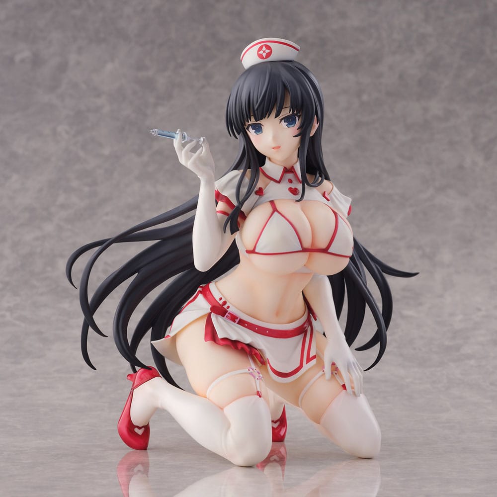 Shinobi Master Senran Kagura: New Link PVC Statue 1/4 Ikaruga: Sexy Nurse Ver. 25cm - Scale Statue - Hobby Stock - Hobby Figures UK