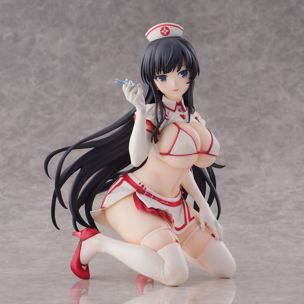 Shinobi Master Senran Kagura: New Link PVC Statue 1/4 Ikaruga: Sexy Nurse Ver. 25cm - Scale Statue - Hobby Stock - Hobby Figures UK