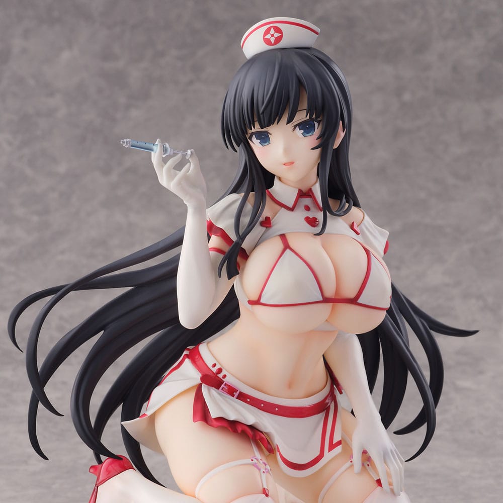 Shinobi Master Senran Kagura: New Link PVC Statue 1/4 Ikaruga: Sexy Nurse Ver. 25cm - Scale Statue - Hobby Stock - Hobby Figures UK