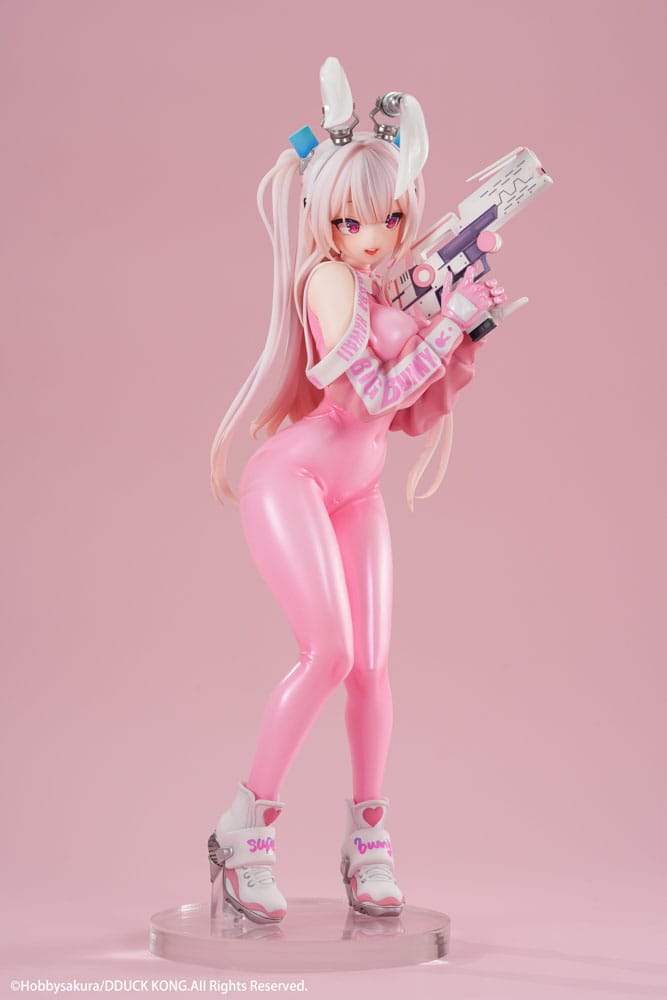 Original Illustration PVC Statue 1/6 Super Bunny Illustrated by DDUCK KONG 28cm - Scale Statue - Hobby Sakura - Hobby Figures UK