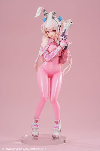 Original Illustration PVC Statue 1/6 Super Bunny Illustrated by DDUCK KONG 28cm - Scale Statue - Hobby Sakura - Hobby Figures UK
