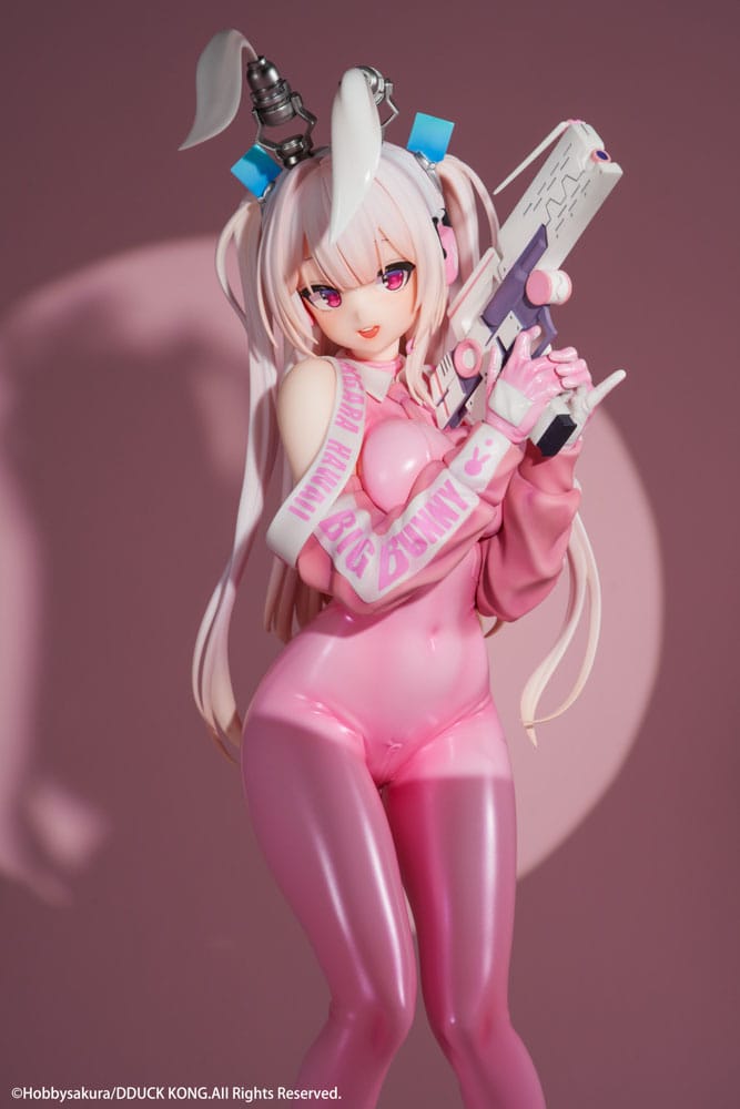 Original Illustration PVC Statue 1/6 Super Bunny Illustrated by DDUCK KONG 28cm - Scale Statue - Hobby Sakura - Hobby Figures UK