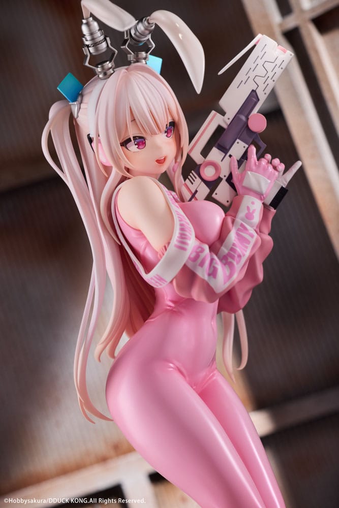 Original Illustration PVC Statue 1/6 Super Bunny Illustrated by DDUCK KONG 28cm - Scale Statue - Hobby Sakura - Hobby Figures UK