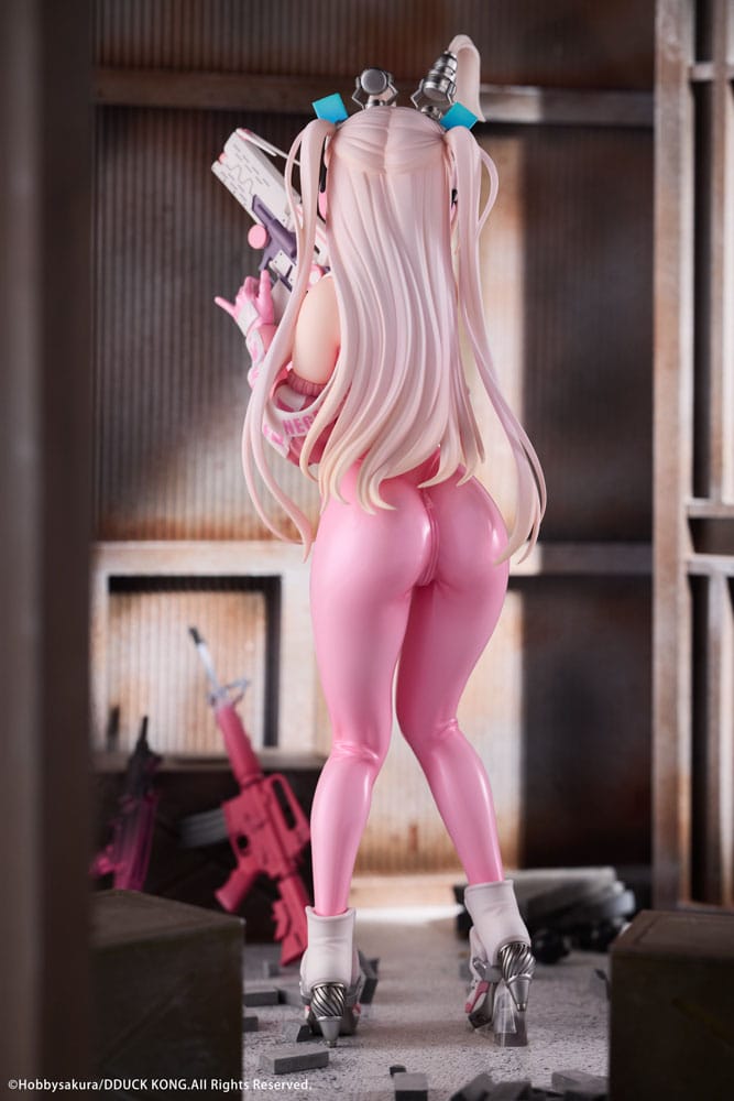 Original Illustration PVC Statue 1/6 Super Bunny Illustrated by DDUCK KONG 28cm - Scale Statue - Hobby Sakura - Hobby Figures UK