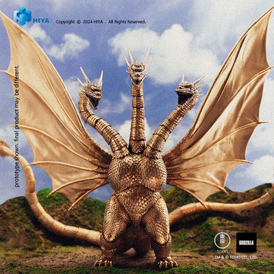 Godzilla Exquisite Basic Action Figure Godzilla vs King Ghidorah King Ghidorah 25cm - Action Figures - Hiya Toys - Hobby Figures UK