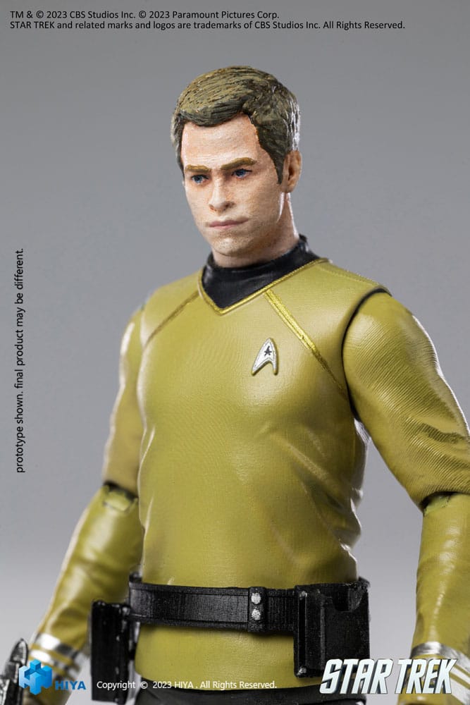 Figura Captain Kirk Star Trek ReAction - 10 Cm, 5 Articulaciones, Estilo Retro
