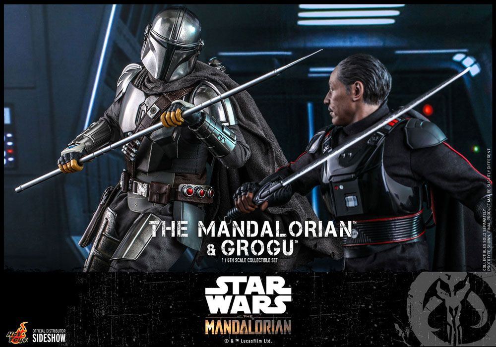 Star Wars The Mandalorian Action Figure 2-Pack 1/6 The Mandalorian & Grogu 30cm - Action Figures - Hot Toys - Hobby Figures UK