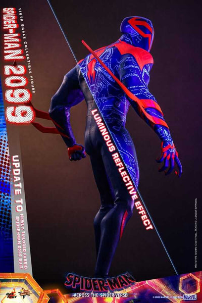 Spider-Man: Across the Spider-Verse Movie Masterpiece Action Figure 1/6 Spider-Man 2099 33cm - Action Figures - Hot Toys - Hobby Figures UK
