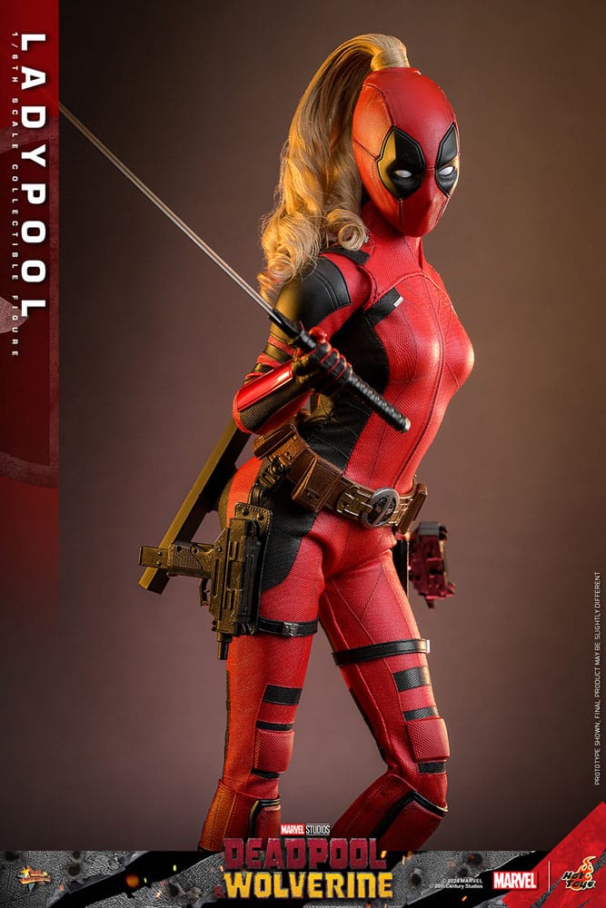 Deadpool Wolverine Movie Masterpiece Action Figure 1 6 Ladypool 30cm