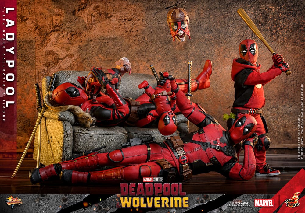 Deadpool & Wolverine Movie Masterpiece Action Figure 1/6 Ladypool 30cm - Action Figures - Hot Toys - Hobby Figures UK