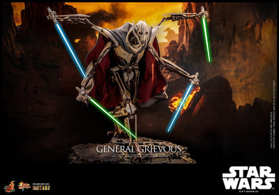 Star Wars Movie Masterpiece Diecast Action Figure 1/6 General Grievous 42cm - Action Figures - Hot Toys - Hobby Figures UK
