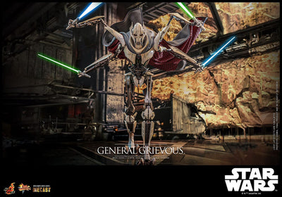 Star Wars Movie Masterpiece Diecast Action Figure 1/6 General Grievous 42cm - Action Figures - Hot Toys - Hobby Figures UK