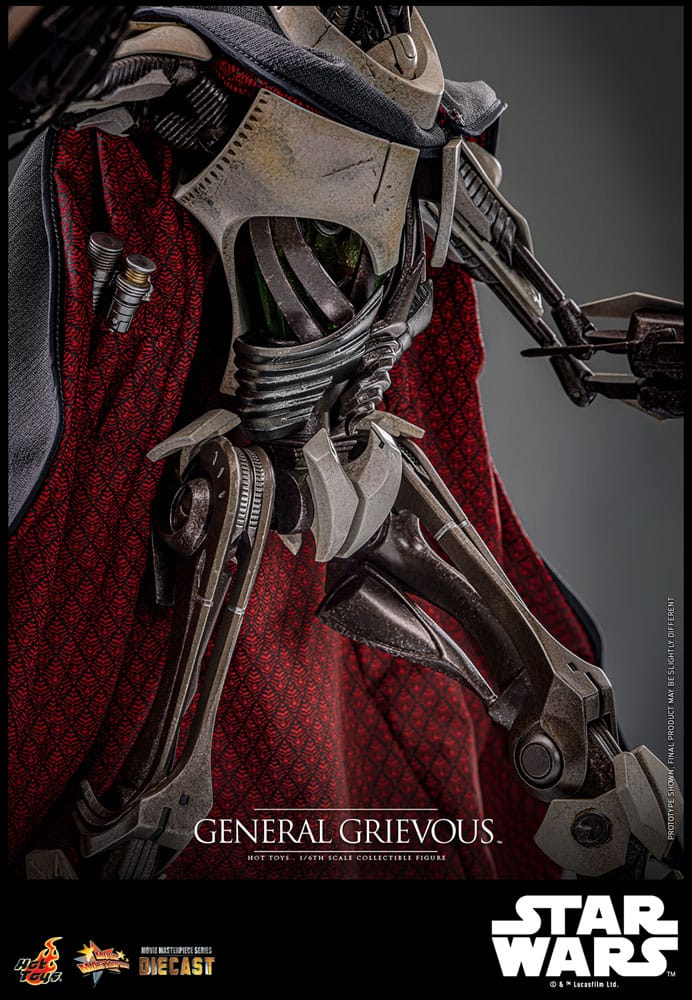 Star Wars Movie Masterpiece Diecast Action Figure 1/6 General Grievous 42cm - Action Figures - Hot Toys - Hobby Figures UK