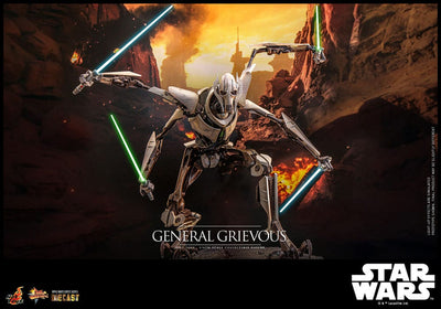 Star Wars Movie Masterpiece Diecast Action Figure 1/6 General Grievous 42cm - Action Figures - Hot Toys - Hobby Figures UK