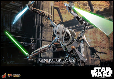Star Wars Movie Masterpiece Diecast Action Figure 1/6 General Grievous 42cm - Action Figures - Hot Toys - Hobby Figures UK
