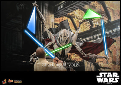 Star Wars Movie Masterpiece Diecast Action Figure 1/6 General Grievous 42cm - Action Figures - Hot Toys - Hobby Figures UK