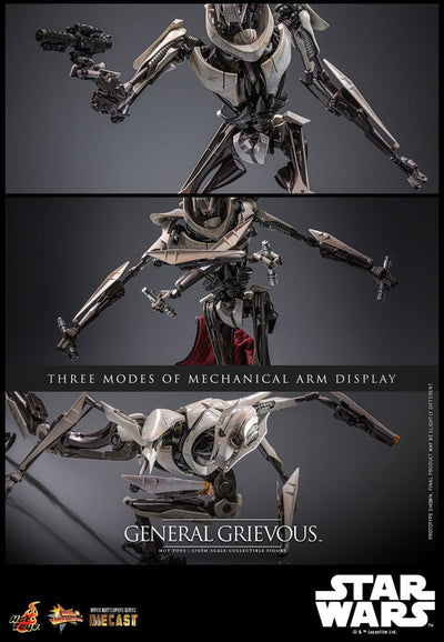 Star Wars Movie Masterpiece Diecast Action Figure 1/6 General Grievous 42cm - Action Figures - Hot Toys - Hobby Figures UK