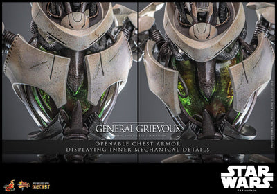 Star Wars Movie Masterpiece Diecast Action Figure 1/6 General Grievous 42cm - Action Figures - Hot Toys - Hobby Figures UK