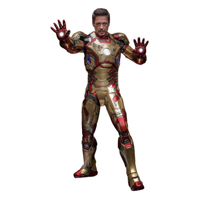 Iron Man 3 Movie Masterpiece Diecast Action Figure 1/6 Iron Man Mark XLII (2.0) Deluxe 32cm - Action Figures - Hot Toys - Hobby Figures UK