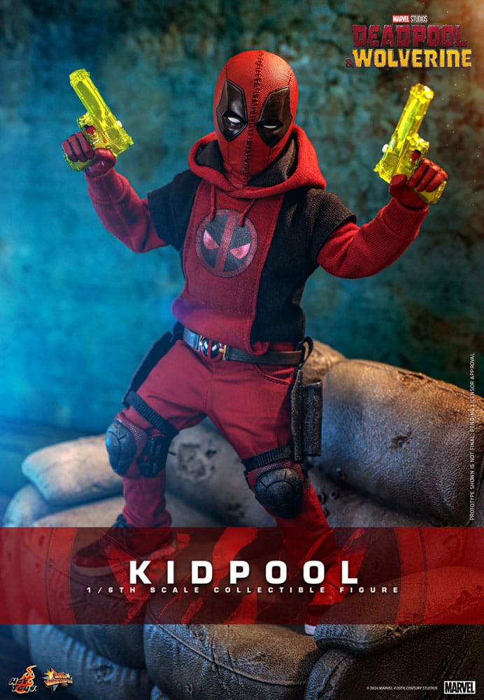 Deadpool & Wolverine Movie Masterpiece Action Figure 1/6 Kidpool 22cm - Action Figures - Hot Toys - Hobby Figures UK