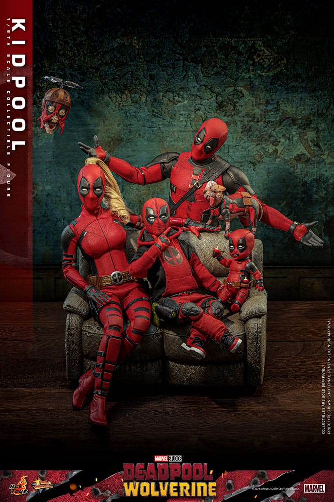 Deadpool & Wolverine Movie Masterpiece Action Figure 1/6 Kidpool 22cm - Action Figures - Hot Toys - Hobby Figures UK