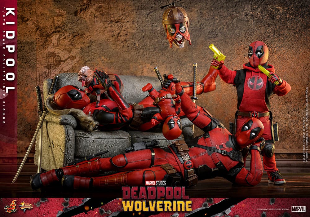 Deadpool & Wolverine Movie Masterpiece Action Figure 1/6 Kidpool 22cm - Action Figures - Hot Toys - Hobby Figures UK