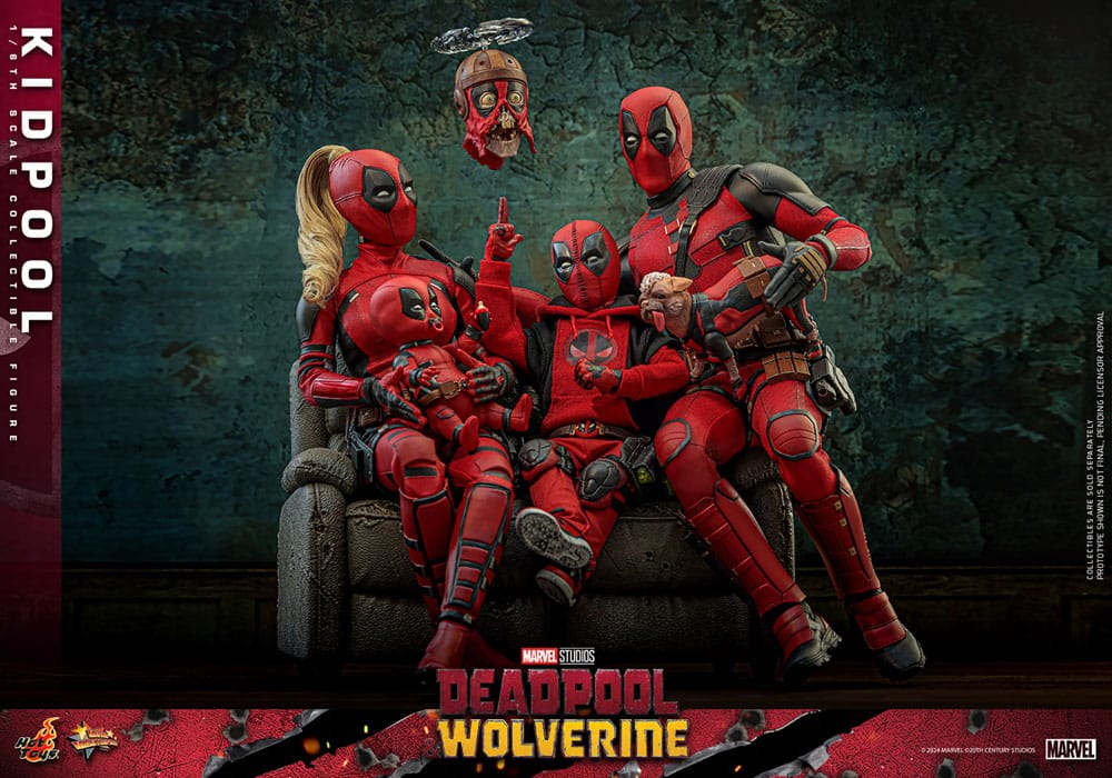 Deadpool & Wolverine Movie Masterpiece Action Figure 1/6 Kidpool 22cm - Action Figures - Hot Toys - Hobby Figures UK