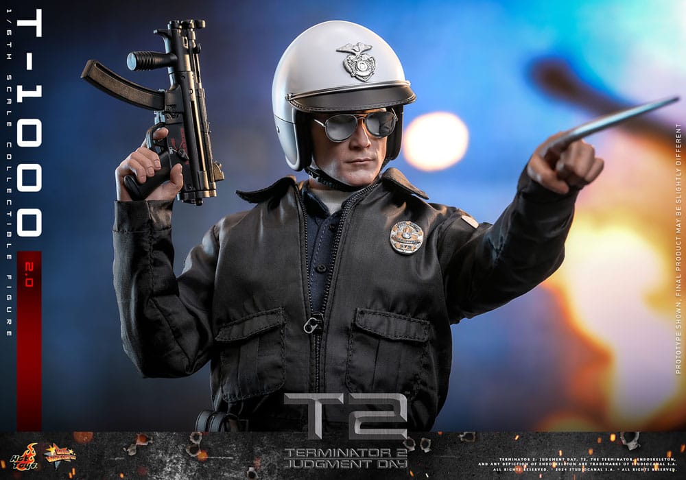 Terminator 2 Movie Masterpiece Action Figure 1/6 T-1000 (2.0) 31cm - Action Figures - Hot Toys - Hobby Figures UK
