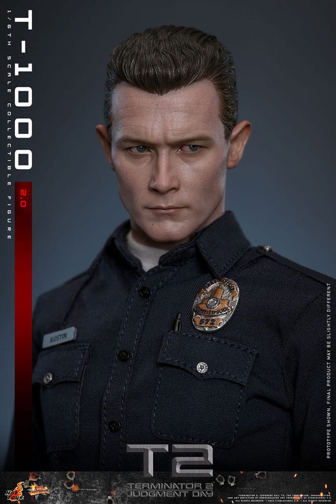 Terminator 2 Movie Masterpiece Action Figure 1/6 T-1000 (2.0) 31cm - Action Figures - Hot Toys - Hobby Figures UK