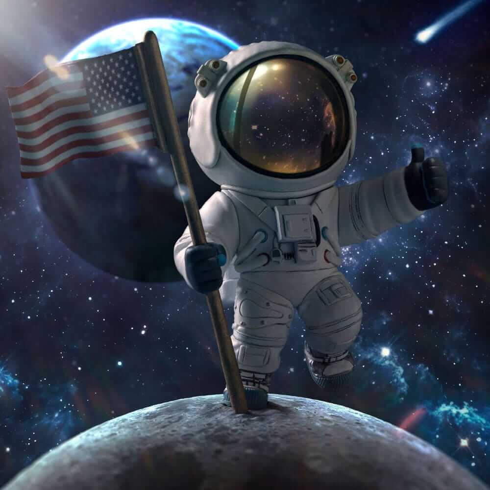Nasa Mini Co. PVC Figure Apollo 11 Astronaut 23cm - Mini Figures - Iron Studios - Hobby Figures UK