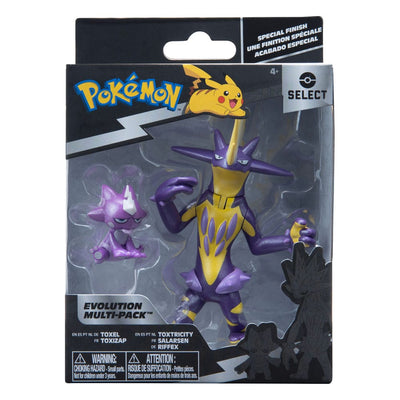 Pokémon Select Action Figures 2-Pack Evolution Toxel, Toxtricity - Action Figures - Jazwares - Hobby Figures UK