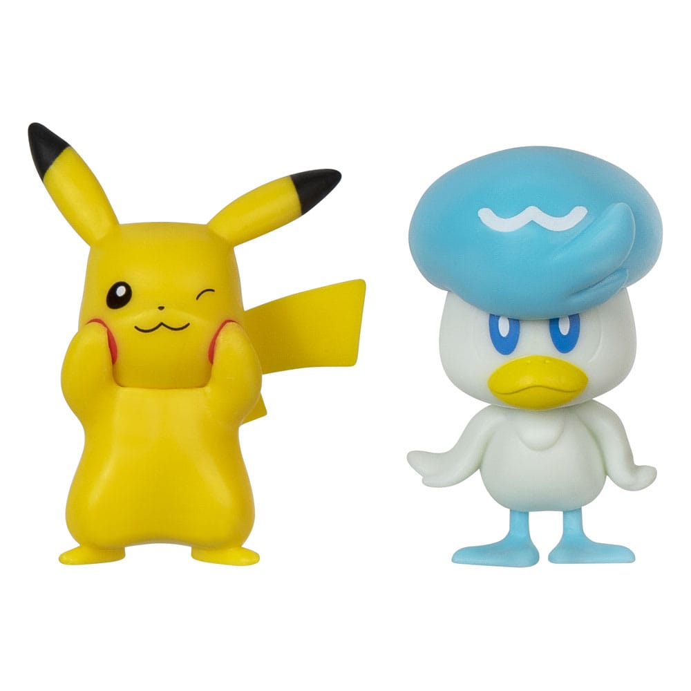 Pokémon Gen IX Battle Figure Pack Mini Figure 2-Pack Pikachu & Quaxly 5cm - Mini Figures - Jazwares - Hobby Figures UK