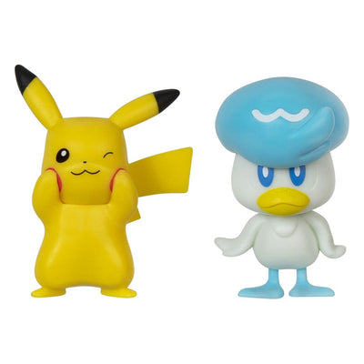 Pokémon Gen IX Battle Figure Pack Mini Figure 2-Pack Pikachu & Quaxly 5cm - Mini Figures - Jazwares - Hobby Figures UK