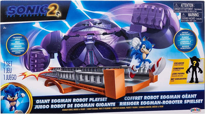 Sonic The Hedgehog Action Figures Sonic The Movie 2  Eggman Robot & Sonic - Action Figures - Jakks Pacific - Hobby Figures UK