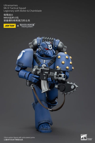 Warhammer The Horus Heresy Action Figure 1/18 Ultramarines MK VI Tactical Squad Legionary with Bolter& Chainblade 20cm - Action Figures - Joy Toy (CN) - Hobby Figures UK