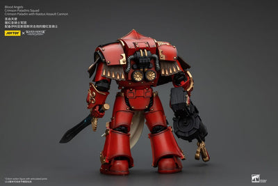 Warhammer The Horus Heresy Action Figure 1/18 Blood Angels Crimson Paladins Squad Crimson Paladin with Iliastus Assault Cannon 14cm - Action Figures - Joy Toy (CN) - Hobby Figures UK