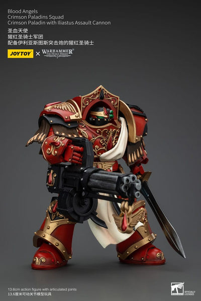 Warhammer The Horus Heresy Action Figure 1/18 Blood Angels Crimson Paladins Squad Crimson Paladin with Iliastus Assault Cannon 14cm - Action Figures - Joy Toy (CN) - Hobby Figures UK