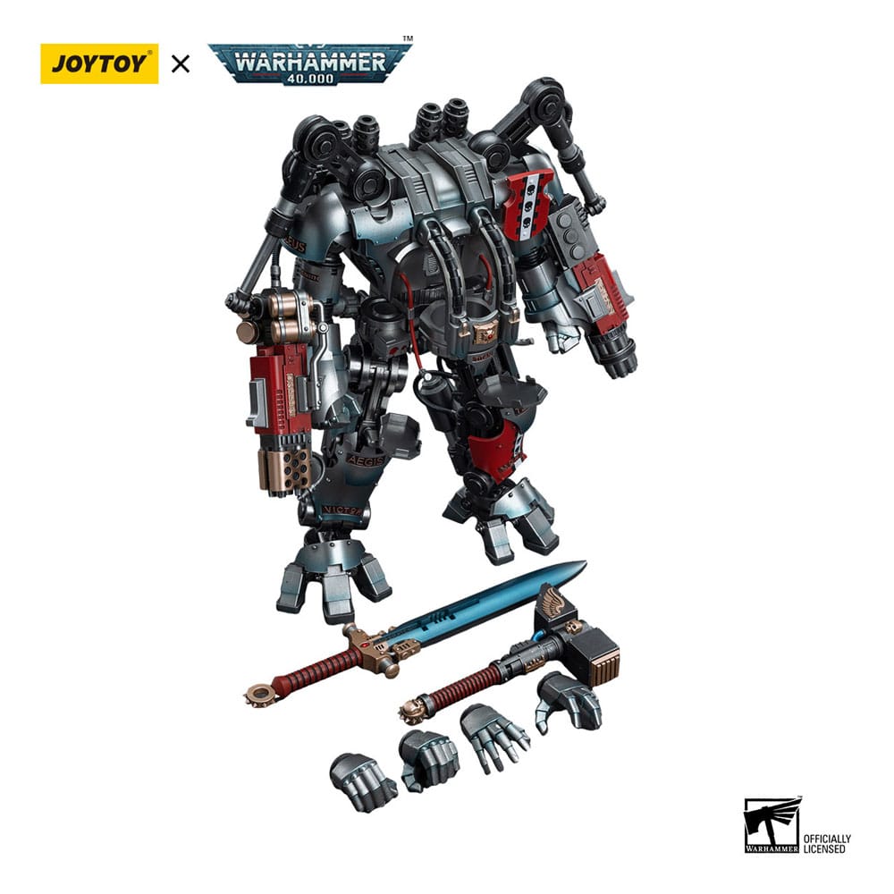 Warhammer 40k Action Figure 1/18 Grey Knights Nemesis Dreadknight (Including Grey Knights Terminator Caddon Vibova) 12cm - Action Figures - Joy Toy (CN) - Hobby Figures UK